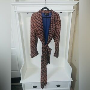 Vintage DePinna Fifth Avenue Paisley Wrap Around Robe